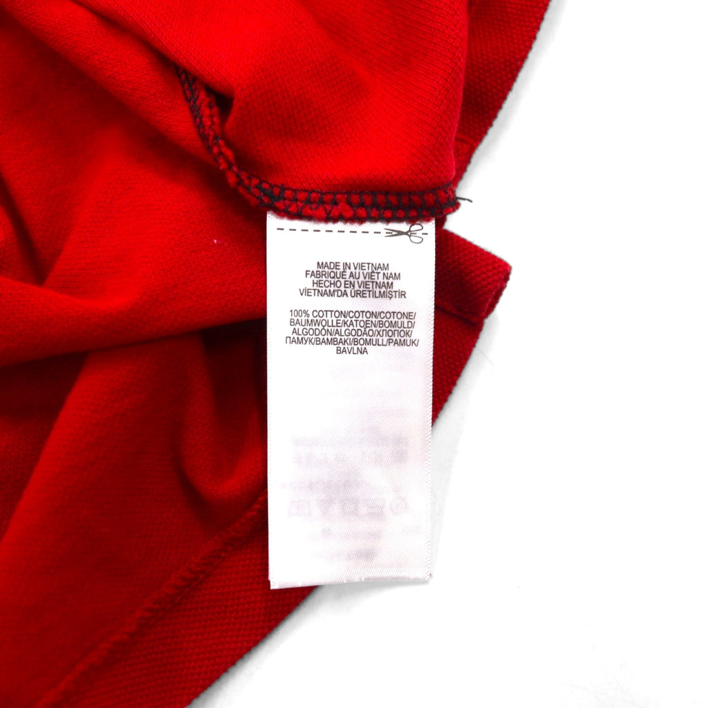 POLO RALPH LAUREN Polo ricamata Big Pony M Nero Rosso Piquet Stemma Toppa