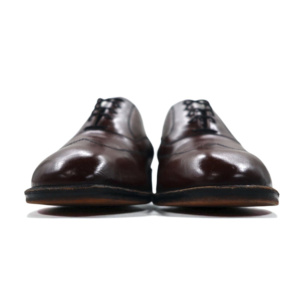 Scarpe eleganti stringate Sears EASY FLEX wingtip, Made in USA, 27 cm, pelle marrone