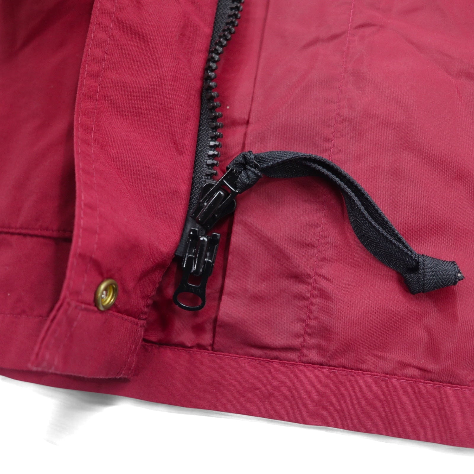 REI anni '80 GORE-TEX Gore-Tex doppia zip giacca a vento M rosso nylon impermeabile etichetta bianca