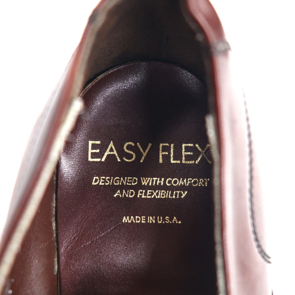 Scarpe eleganti stringate Sears EASY FLEX wingtip, Made in USA, 27 cm, pelle marrone