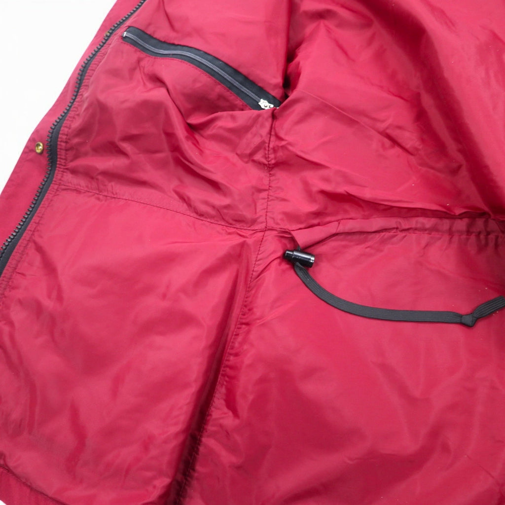 REI anni '80 GORE-TEX Gore-Tex doppia zip giacca a vento M rosso nylon impermeabile etichetta bianca