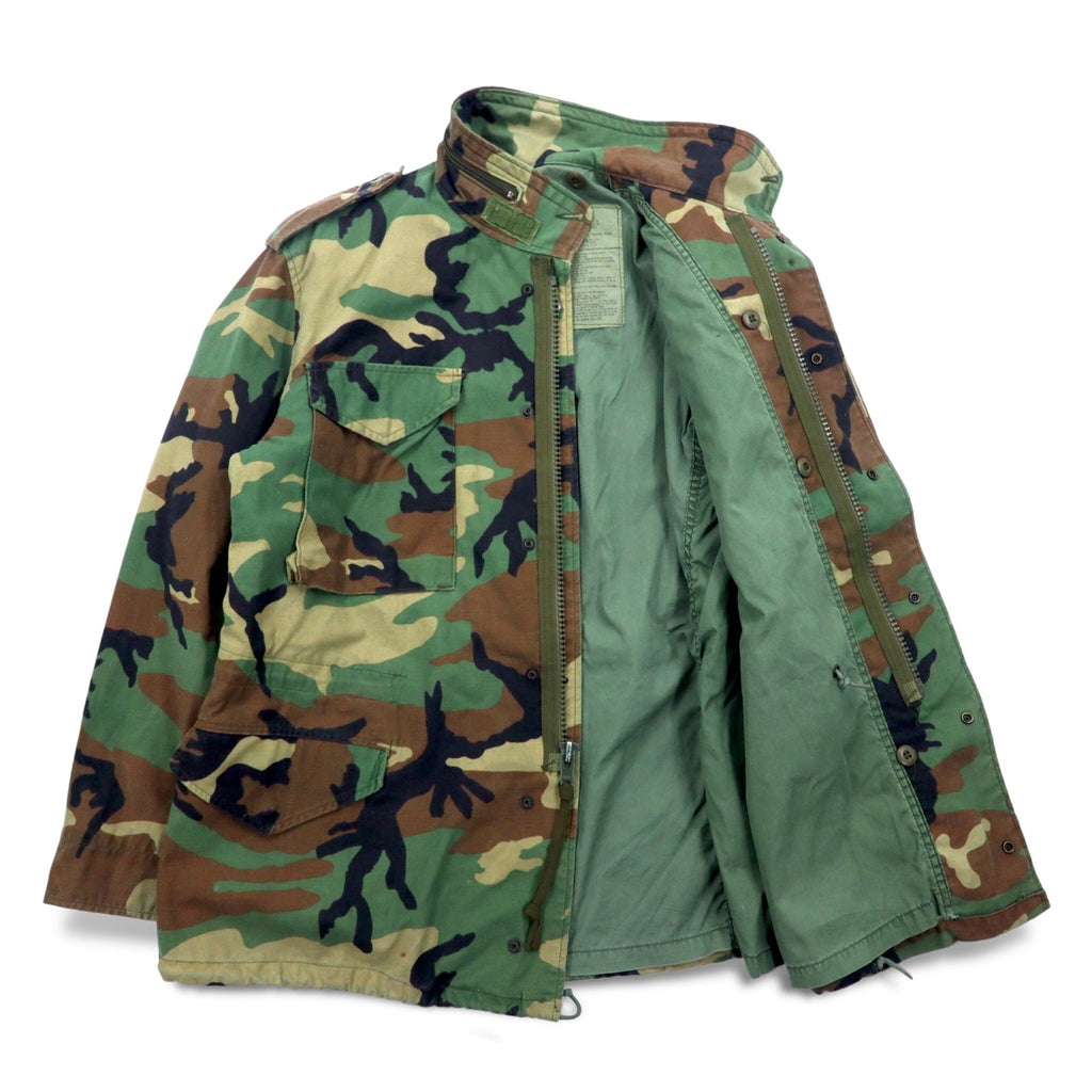 US ARMY 米軍 90年代 M-65 フィールドジャケット M カーキ カモフラ ミリタリー 8415-01-099-7835