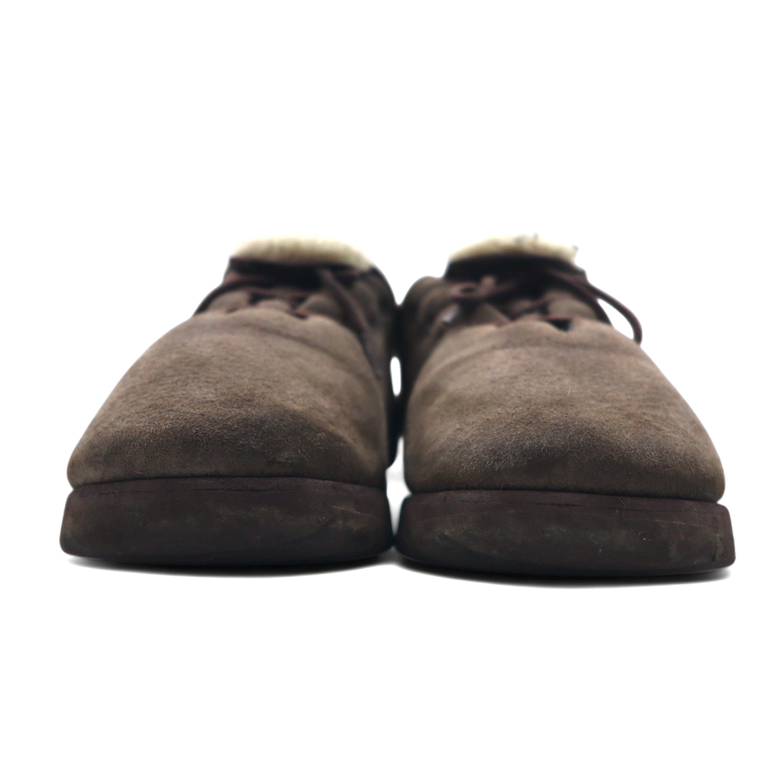 Hender Scheme Scarpe Stringate in Montone 27-27.5cm Marrone Mouton Lace Foderate in Pelliccia di Montone, Pelle