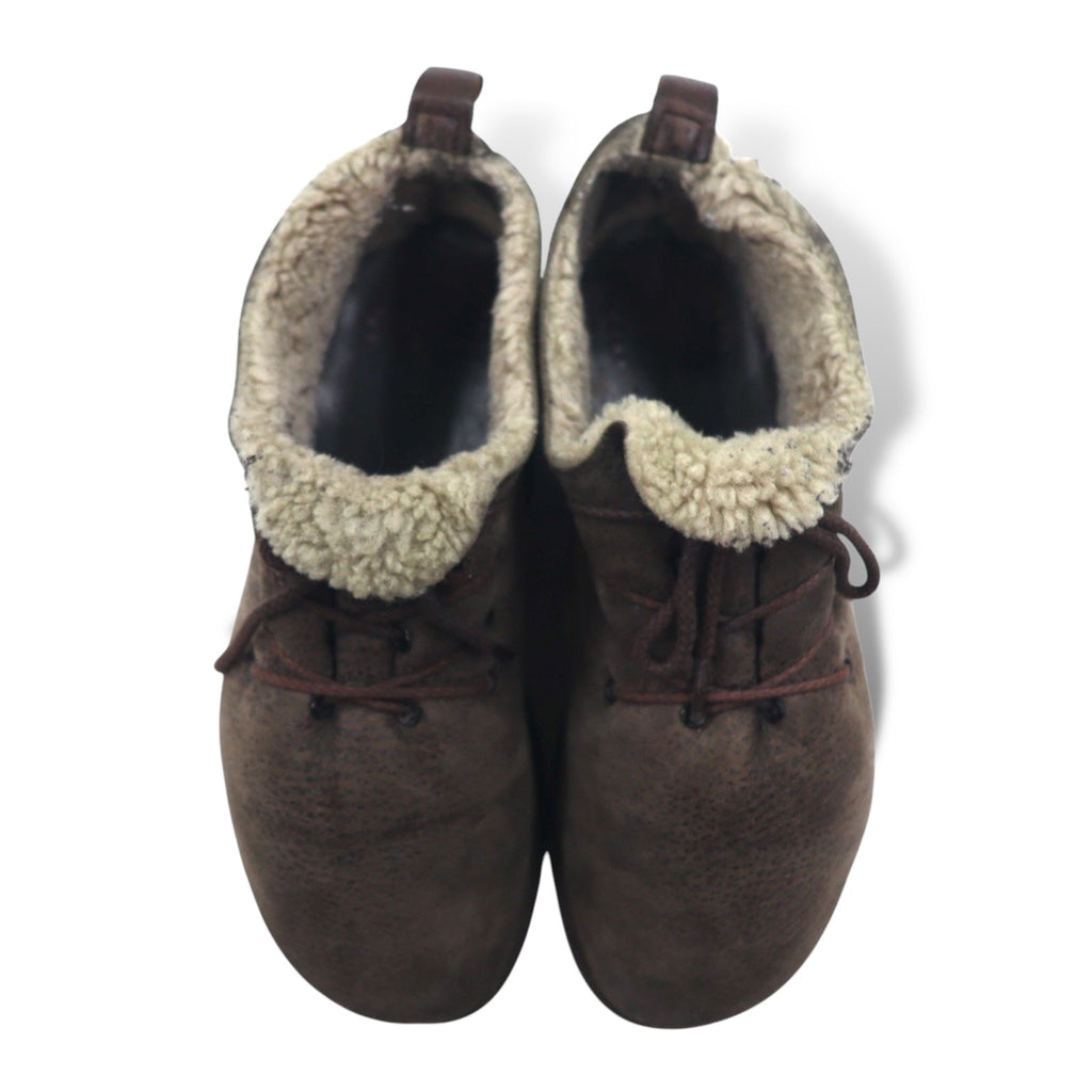 Hender Scheme ムートンレース シューズ 27-27.5cm ブラウン mouton lace 裏ボア レザー
