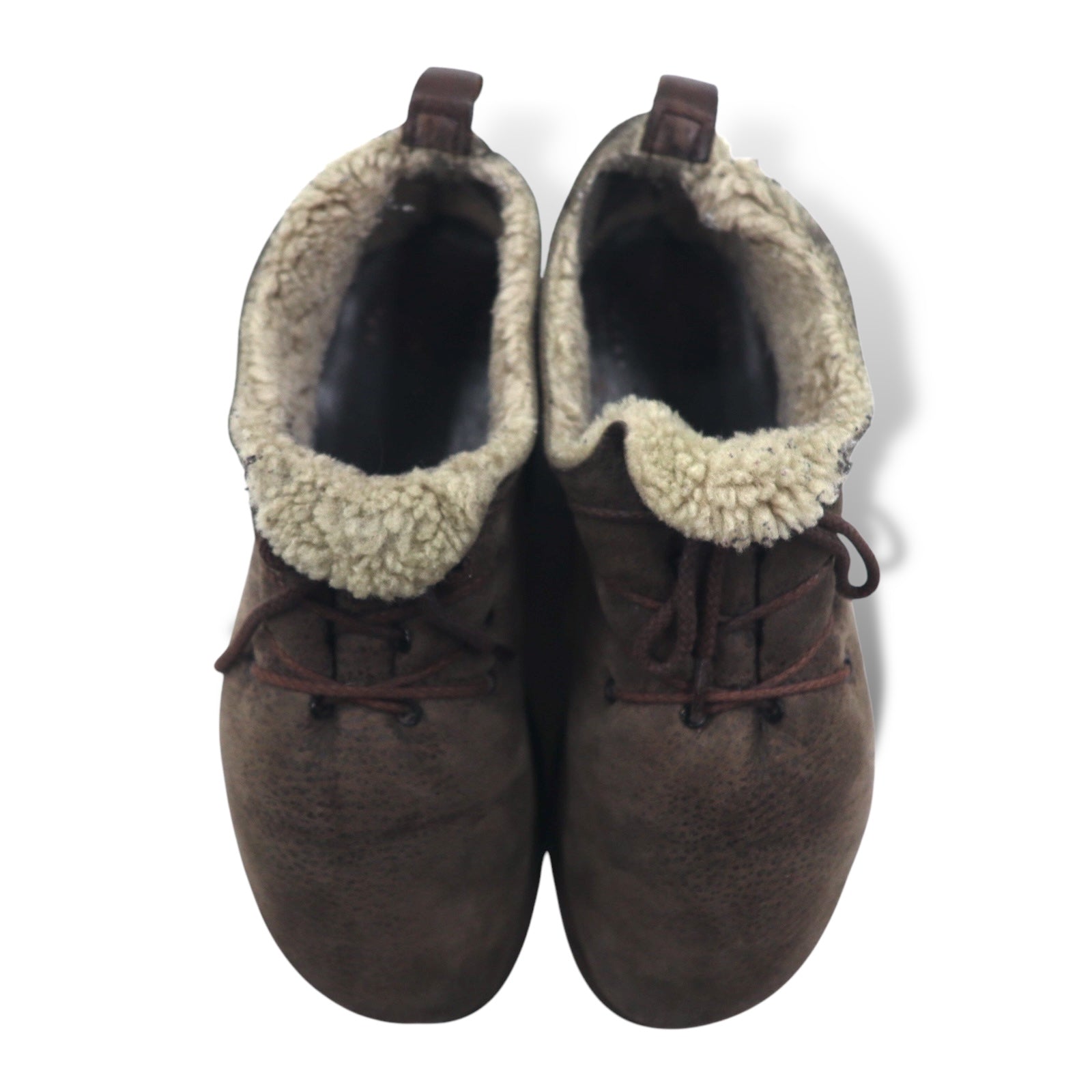 Hender Scheme Scarpe Stringate in Montone 27-27.5cm Marrone Mouton Lace Foderate in Pelliccia di Montone, Pelle
