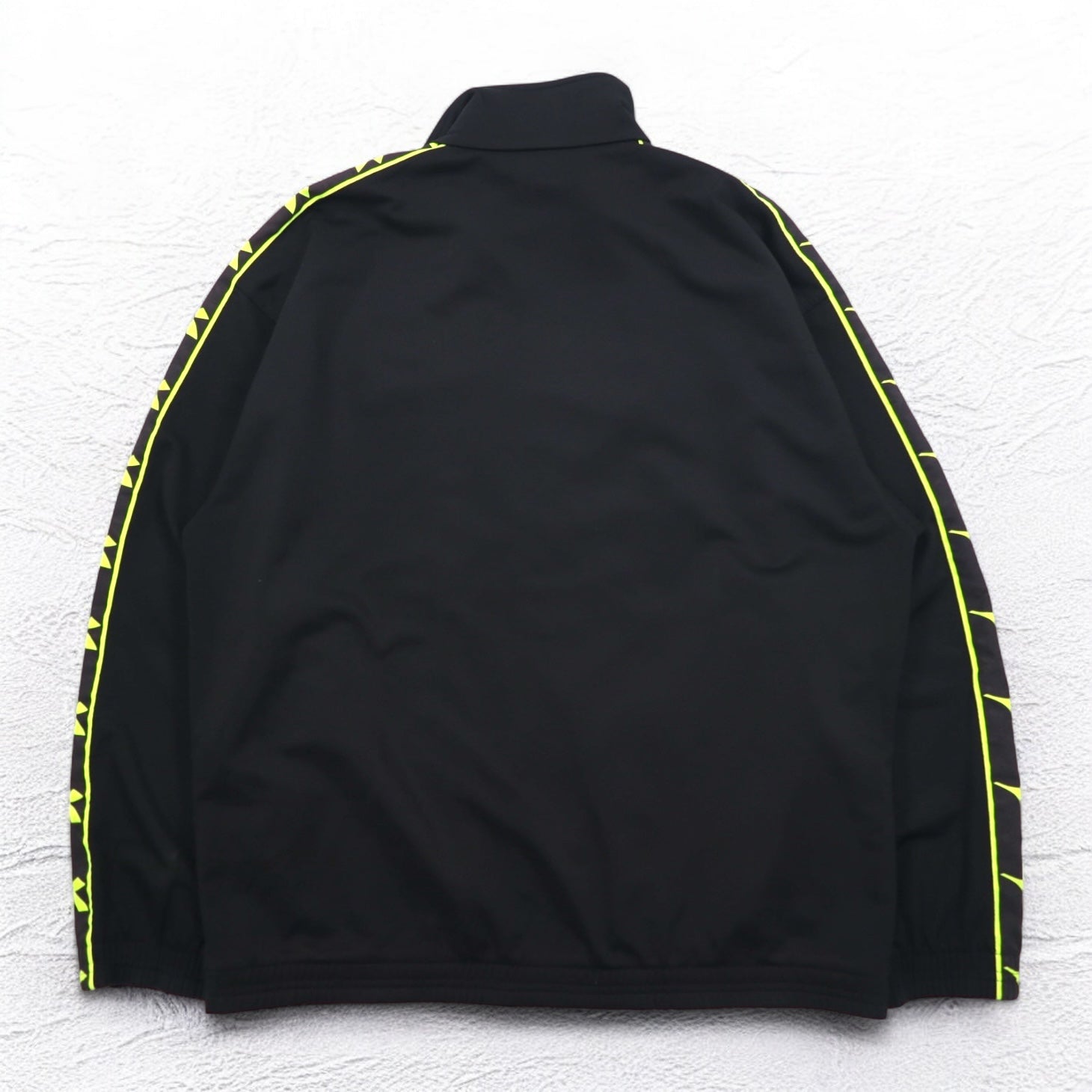 DIADORA 90年代 トラックジャケット ジャージ XL ブラック ロゴ テープ サイドライン