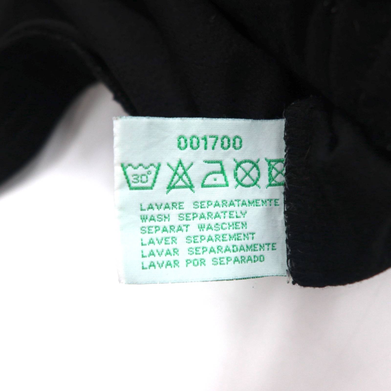 DIADORA 90年代 トラックジャケット ジャージ XL ブラック ロゴ テープ サイドライン