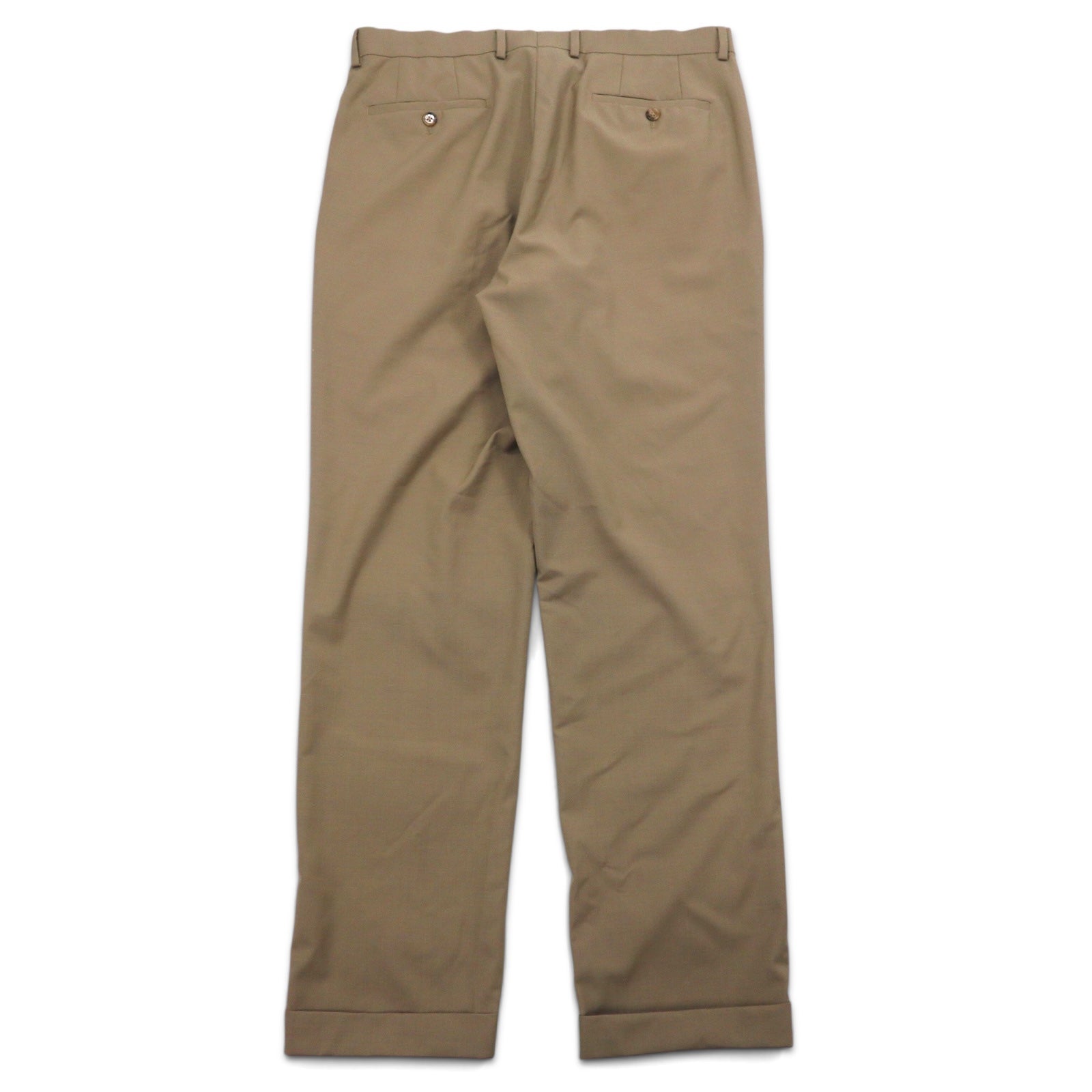 LAUREN RALPH LAUREN Pantaloni a pieghe 34 beige lana HIGH PERFORMANCE WOOL