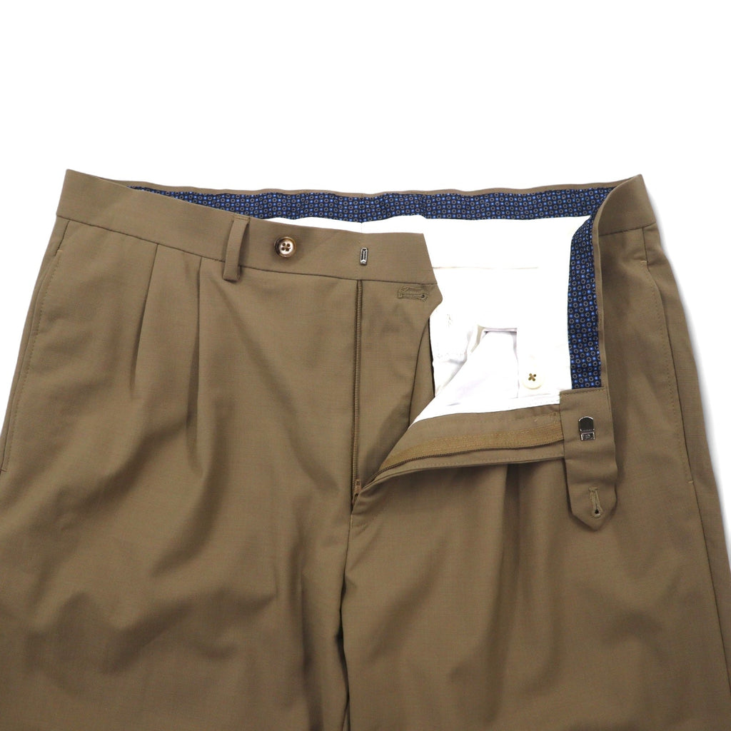 LAUREN RALPH LAUREN Pantaloni a pieghe 34 beige lana HIGH PERFORMANCE WOOL