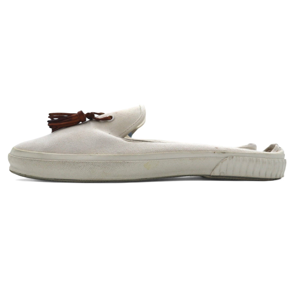 Hender Scheme パラレルピーク タッセル PARALLEL PEAK with tassels スリッポン ミュール 27cm ~ 27.5cm キャンバス 8AHR