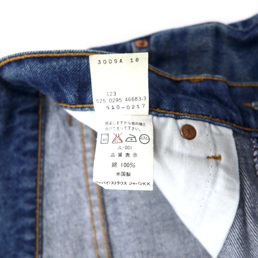 Levi's USA 90s Jeans 34 Blu Cotone Chiusura a zip 510-0217