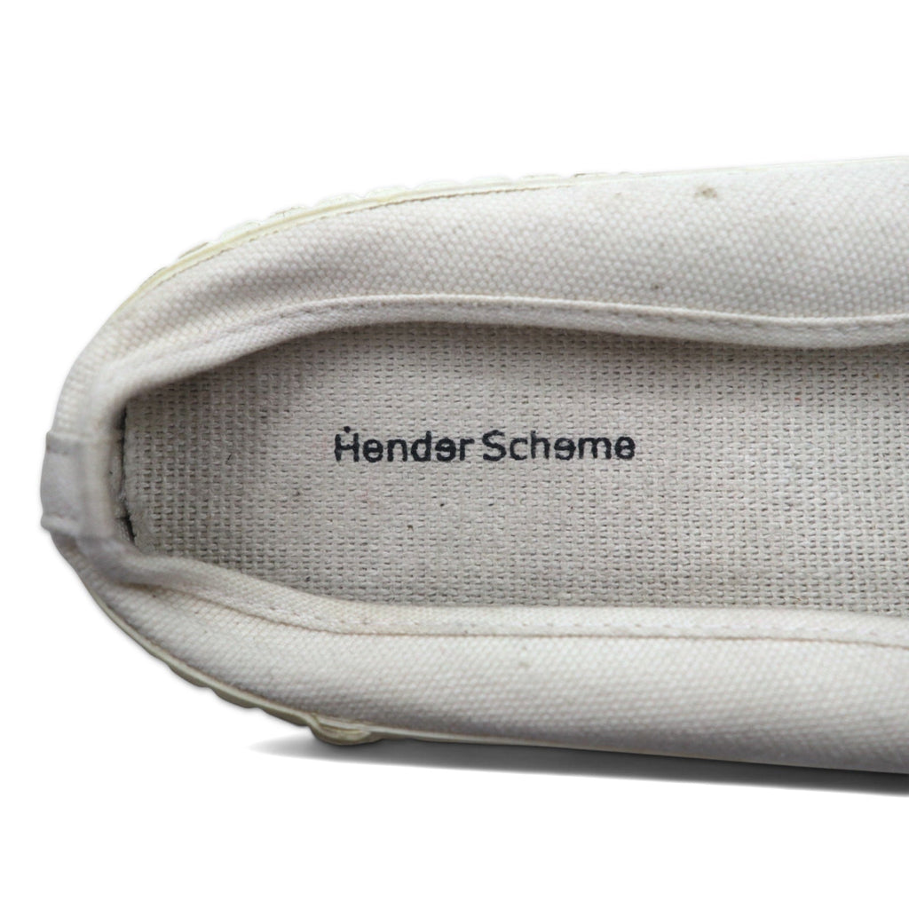 Hender Scheme パラレルピーク タッセル PARALLEL PEAK with tassels スリッポン ミュール 27cm ~ 27.5cm キャンバス 8AHR