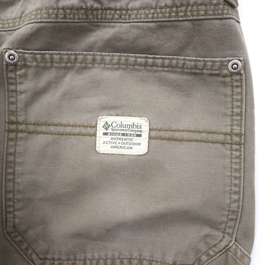 Columbia Canvas Hiking Cargo Pants Pantaloni da carpentiere cargo L Beige AM8275