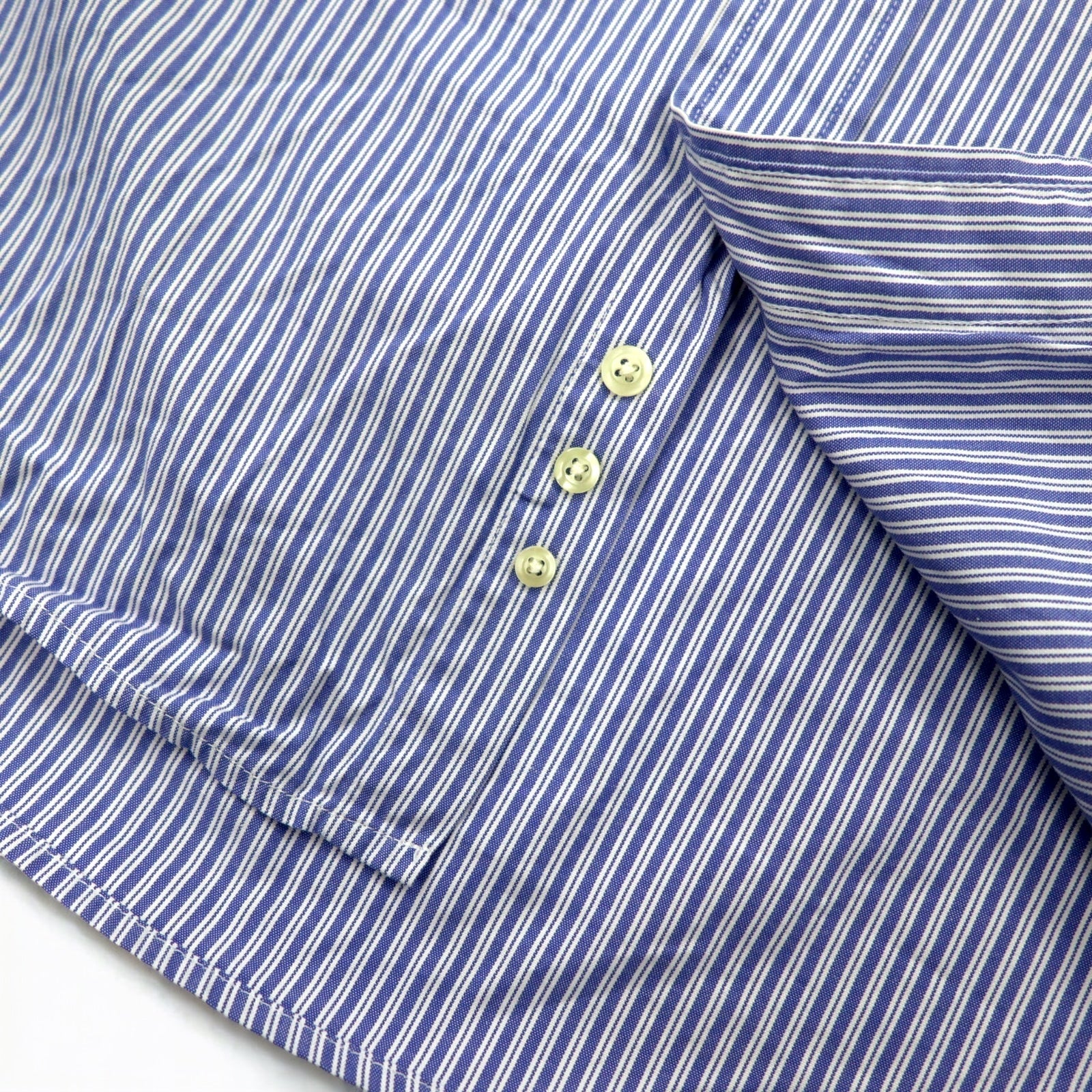 TOMMY HILFIGER 90年代 ビッグサイズ ボタンダウンシャツ L ブルー ストライプ コットン