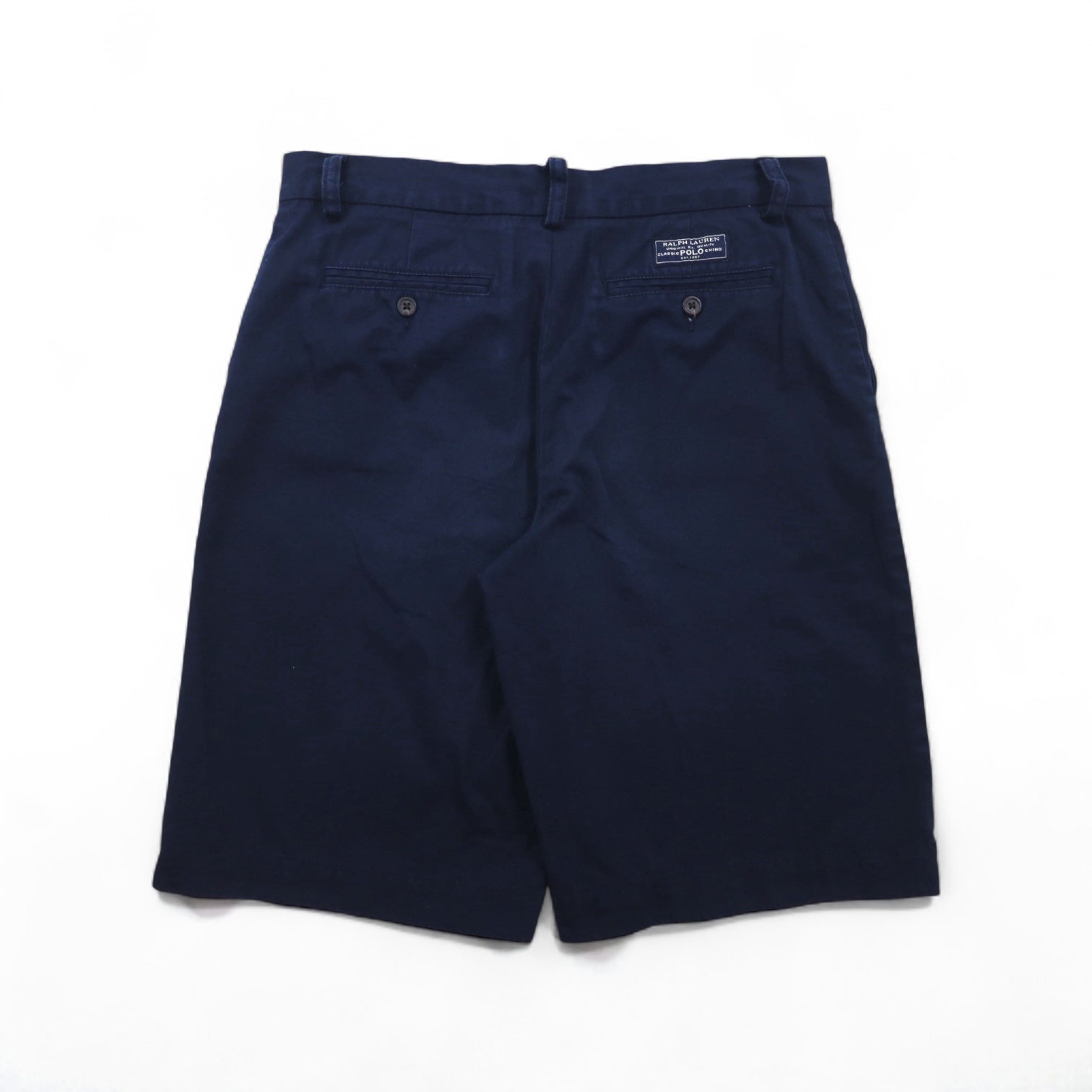 Polo by Ralph Lauren 90年代 ポロチノ ショートパンツ ハーフパンツ M ネイビー コットン