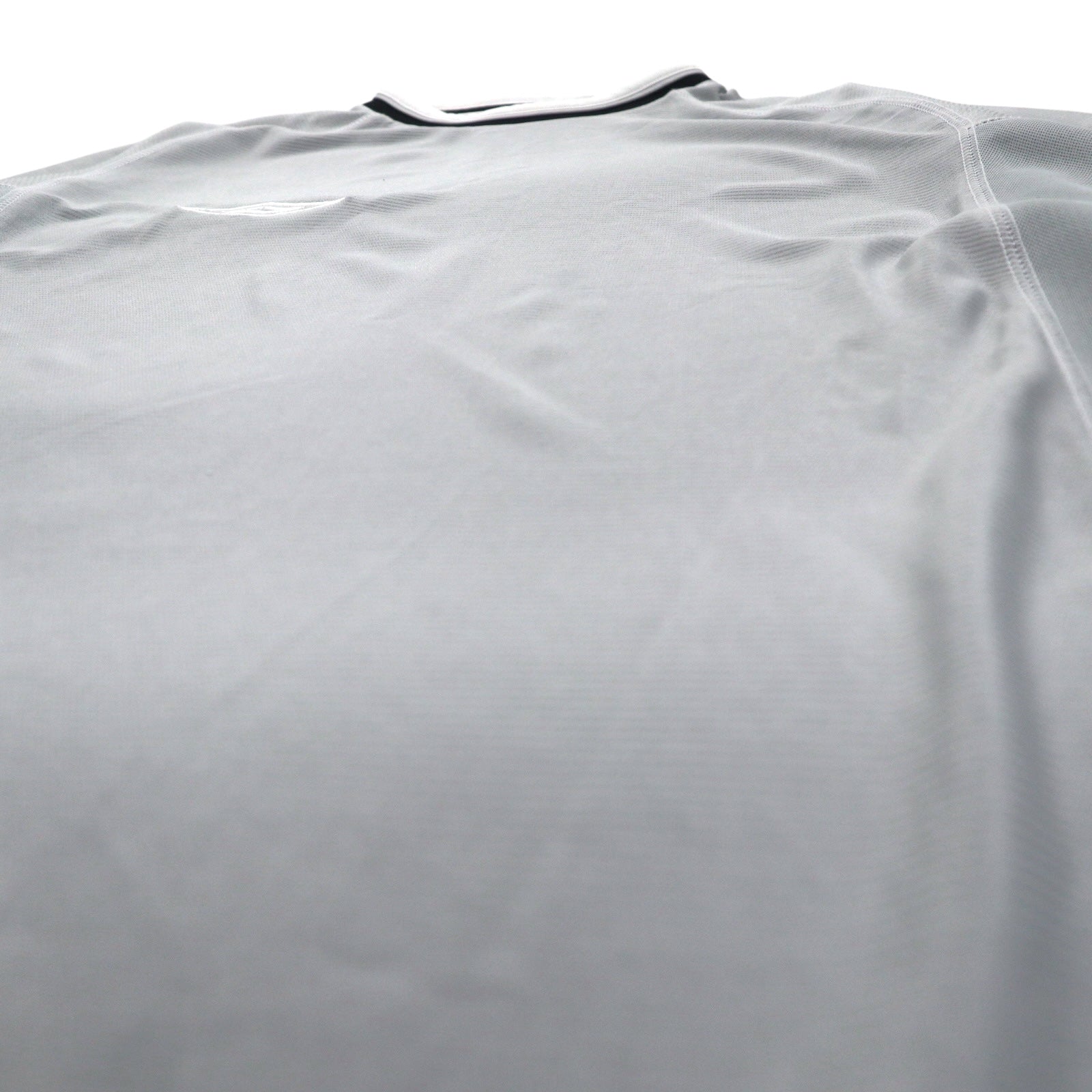 UMBRO Anni 2000 Maglia da Calcio T-shirt XL Grigio Poliestere Logo ricamato