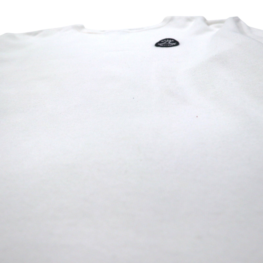 ocean pacific ロングスリーブ Tシャツ M ホワイト コットン 袖プリント
