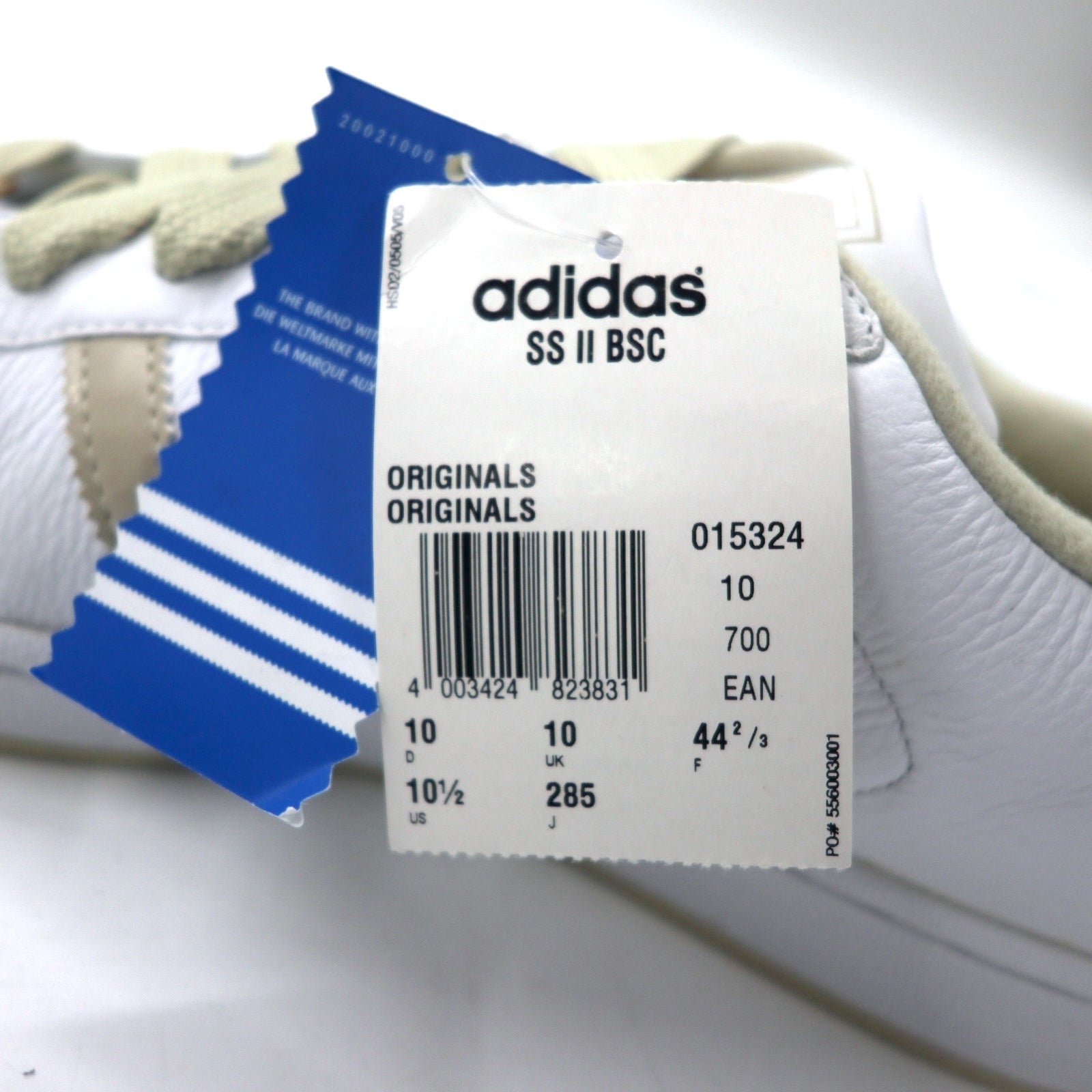 adidas originals Superstar sneakers 28.5cm white leather SS II BSC 015324 unused