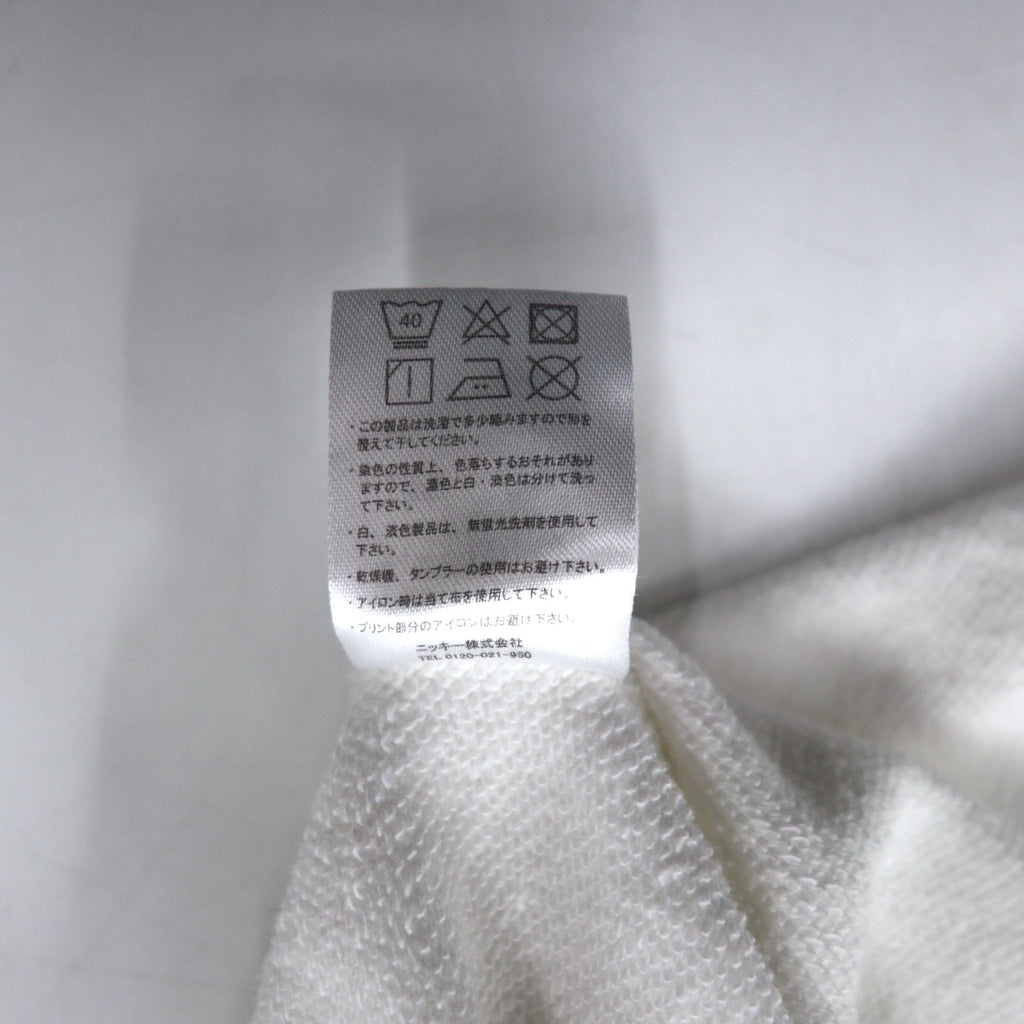ocean pacific ロングスリーブ Tシャツ M ホワイト コットン 袖プリント