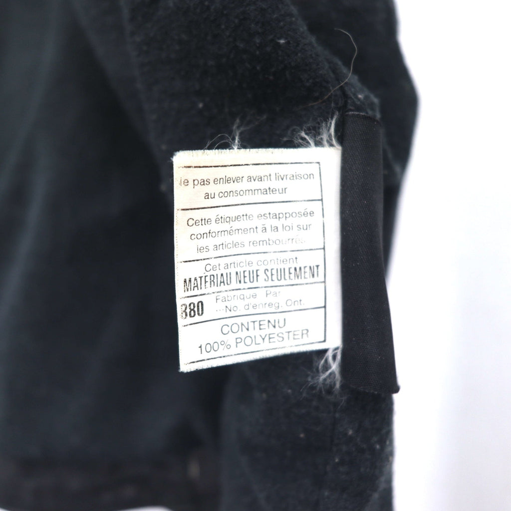 90s Vintage Leather Jacket MARC NEW YORK ANDREW MARC Anni '90 Giacca in pelle con cerniera Car Coat L Nera Fodera trapuntata