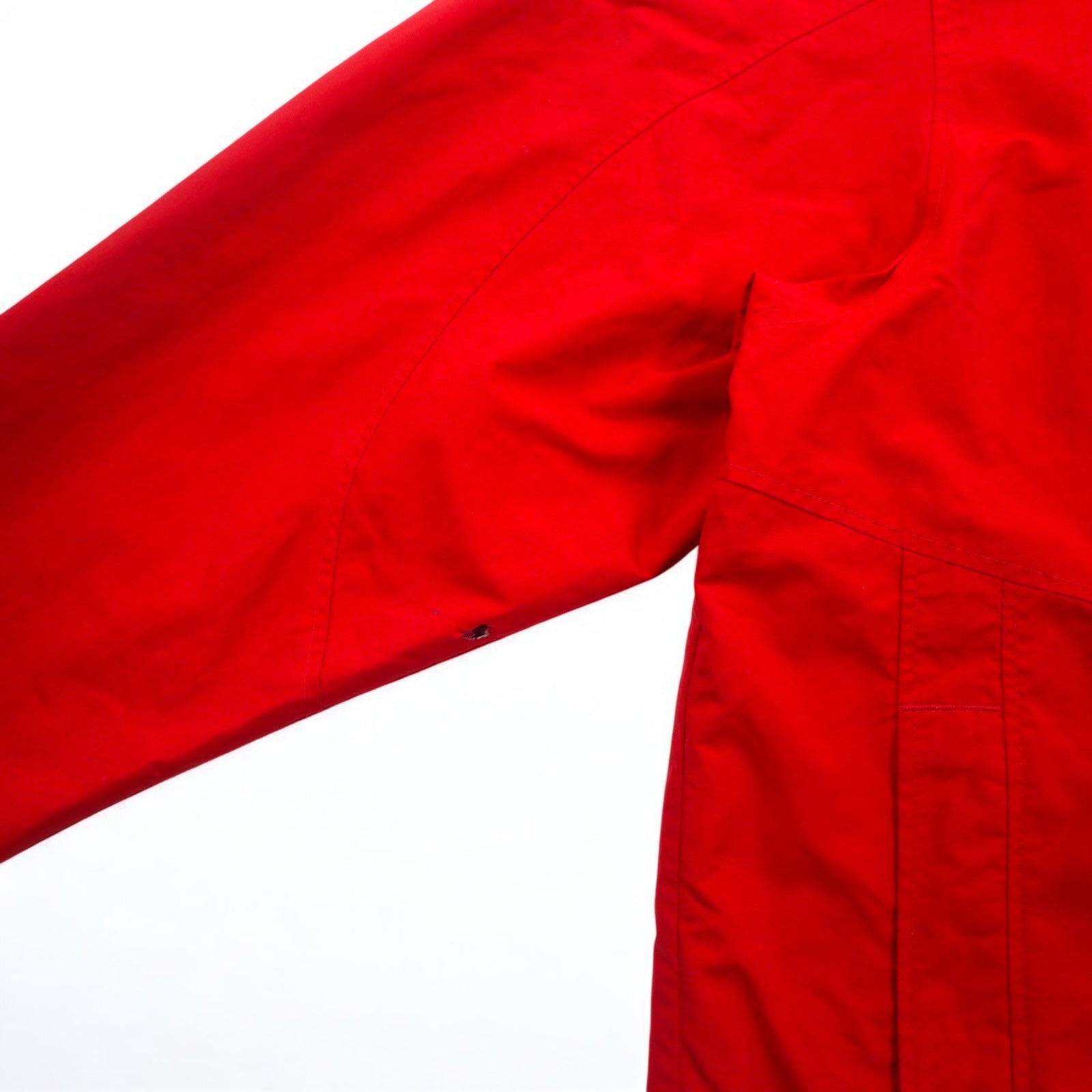 L.L.Bean Mountain Parka anni 2000 L Rosso Nylon Zip-in-Zip Etichetta con montagna BCY9