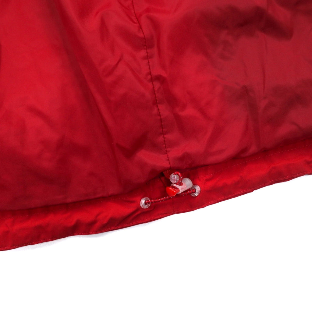 L.L.Bean Mountain Parka anni 2000 L Rosso Nylon Zip-in-Zip Etichetta con montagna BCY9