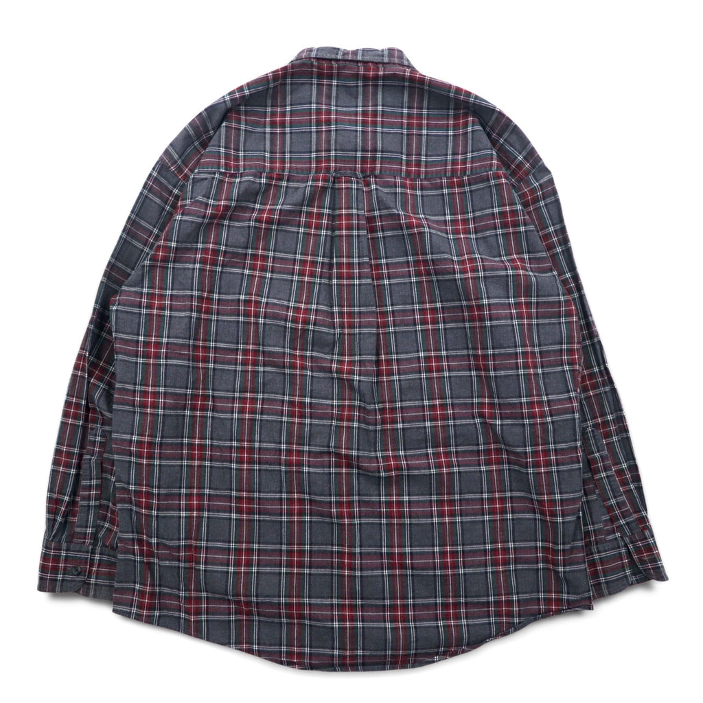 CHAPS RALPH LAUREN 90年代 ボタンダウンシャツ L グレー チェック コットン ビッグサイズ