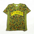 Champion Reverse Weave T-shirt L kaki mimetico cotone SANDIEGO logo ad arco
