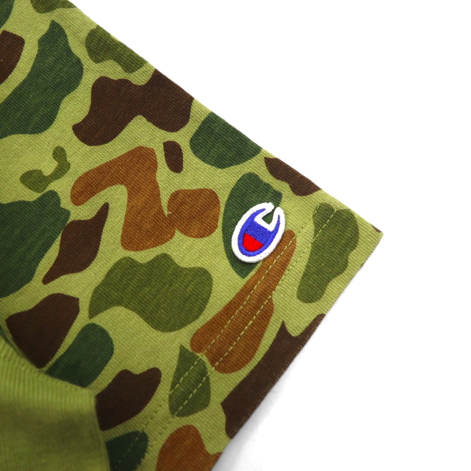 Champion Reverse Weave T-shirt L kaki mimetico cotone SANDIEGO logo ad arco
