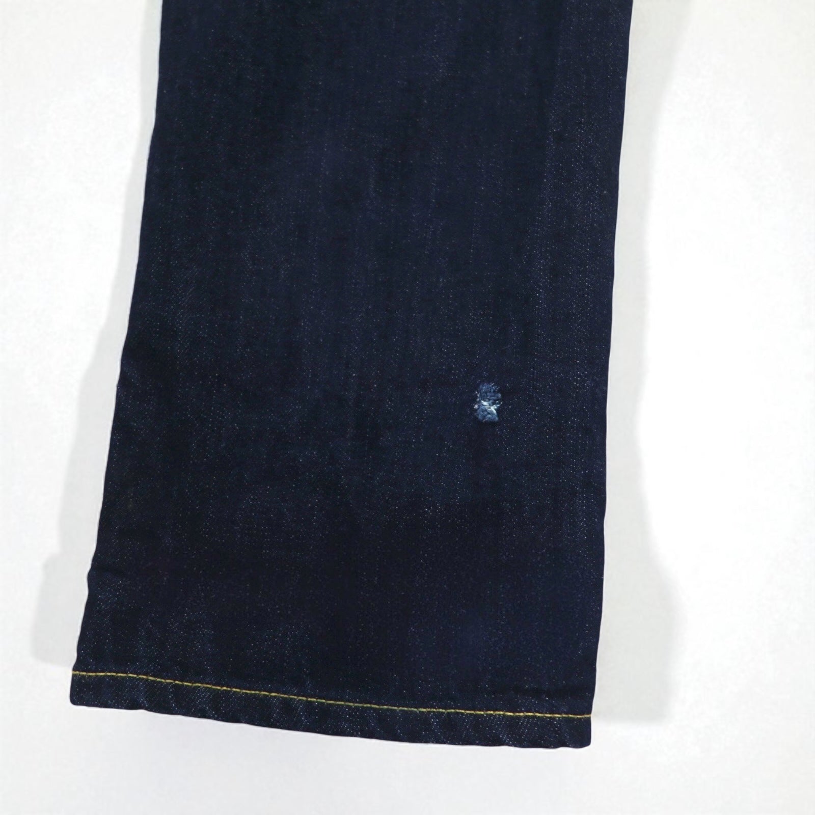 KAPITAL Mottainai Jeans in Denim Mottainai, taglia M, bicolore, etichetta contenitore di latte EK-682