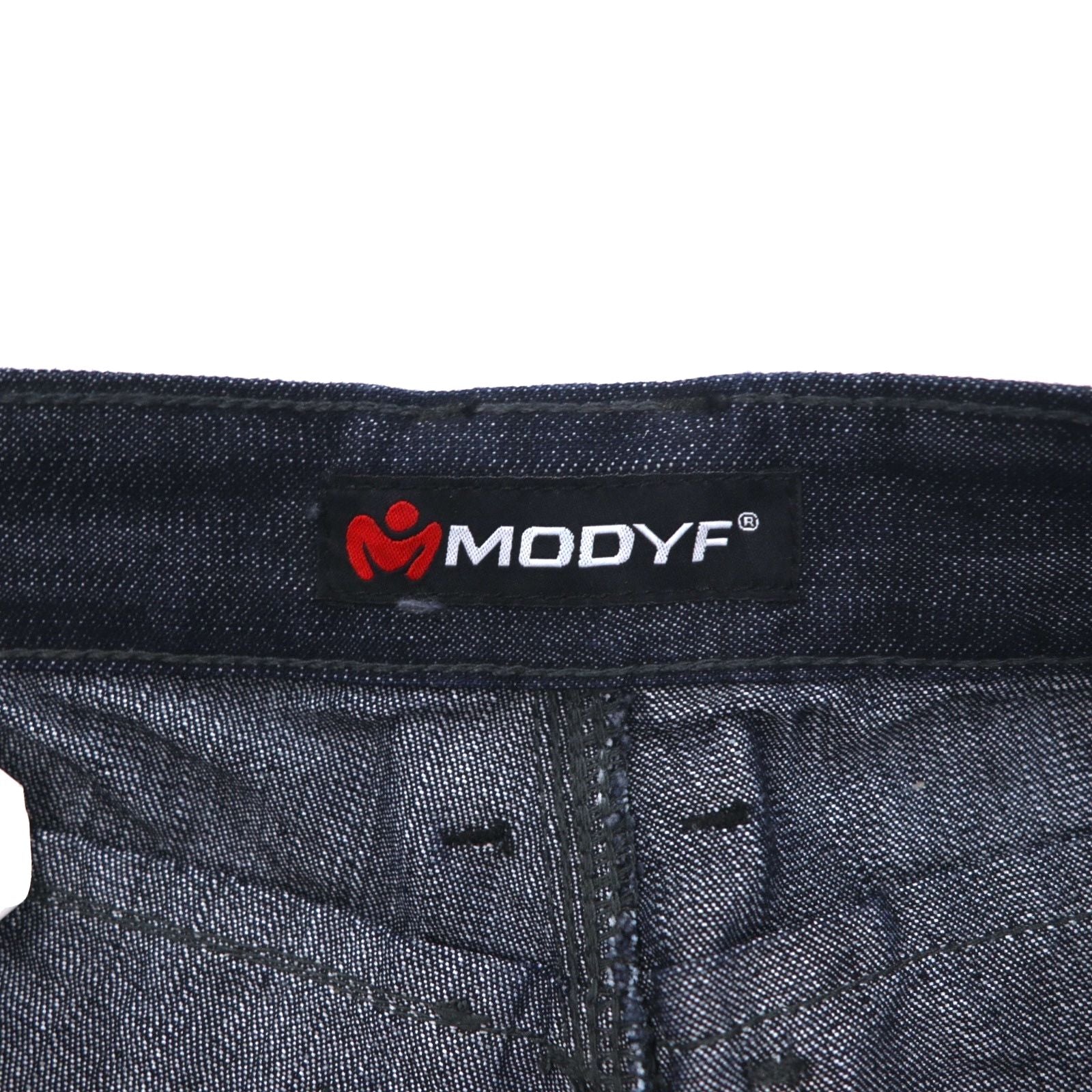 Vintage 00s Jeans Cargo WURTH MODYF Anni 2000 Jeans Baggy Cargo 32 Dark Indigo Nuovo