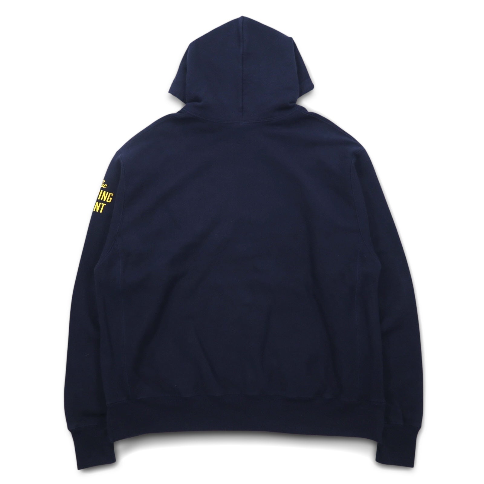 Champion リバースウィーブ REVERSE WEAVE プルオーバーパーカー 3XL ネイビー コットン 裏起毛 HOUSTON アーチロゴ 青単タグ 復刻 ホンジュラス製
