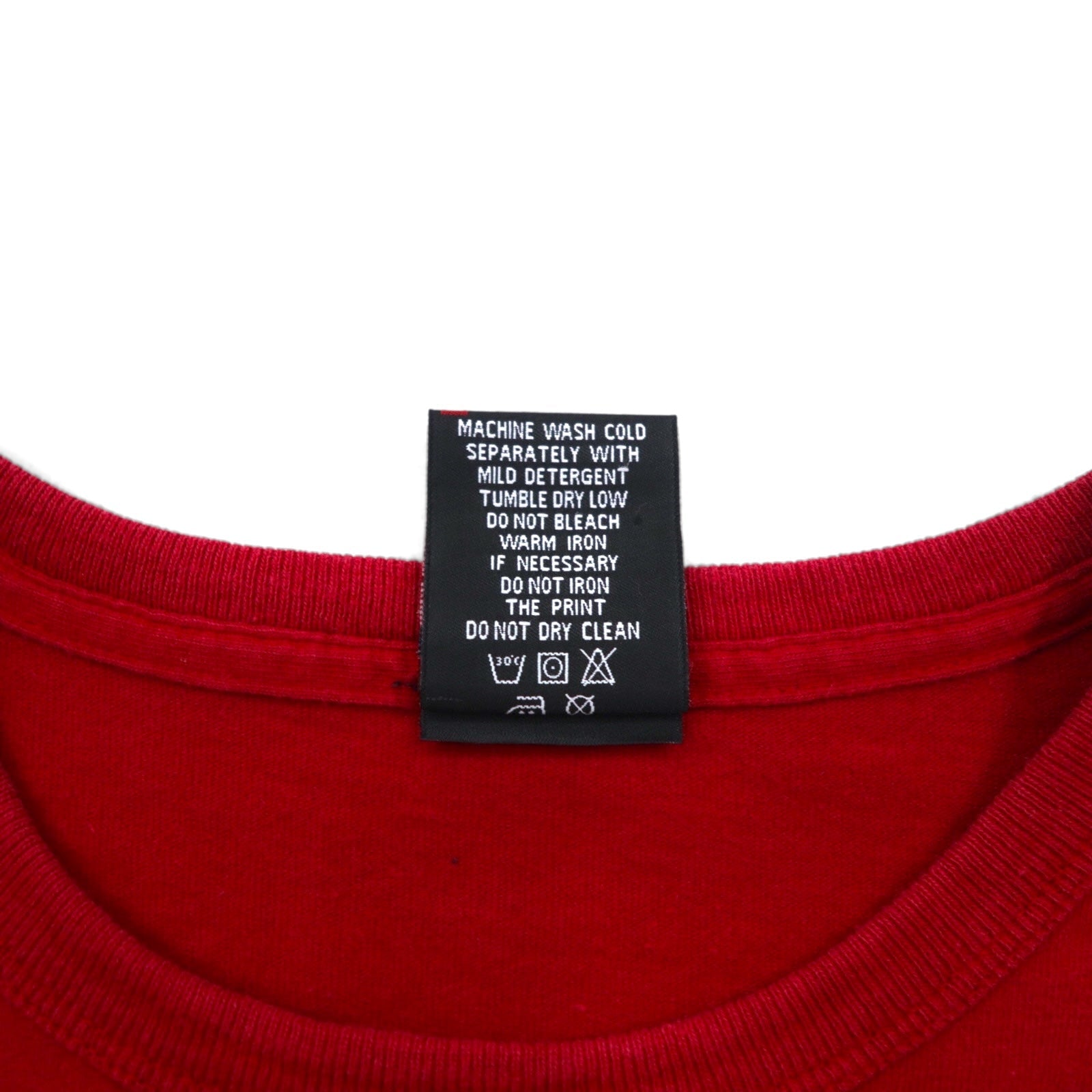 POLO JEANS COMPANY RALPH LAUREN anni '90 t-shirt bicolore L rosso blu navy cotone