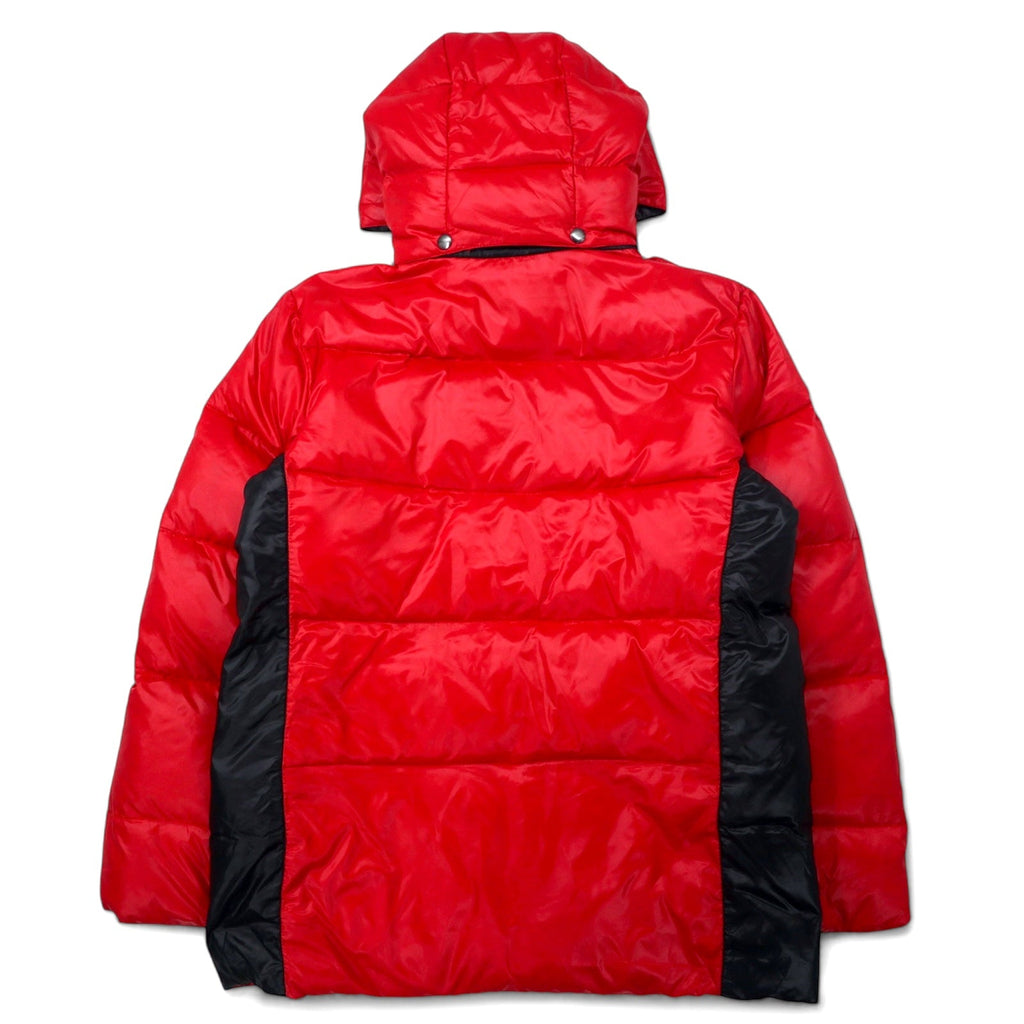 Polo by Ralph Lauren anni '90 Piumino Big Pony M rosso nylon con cappuccio staccabile
