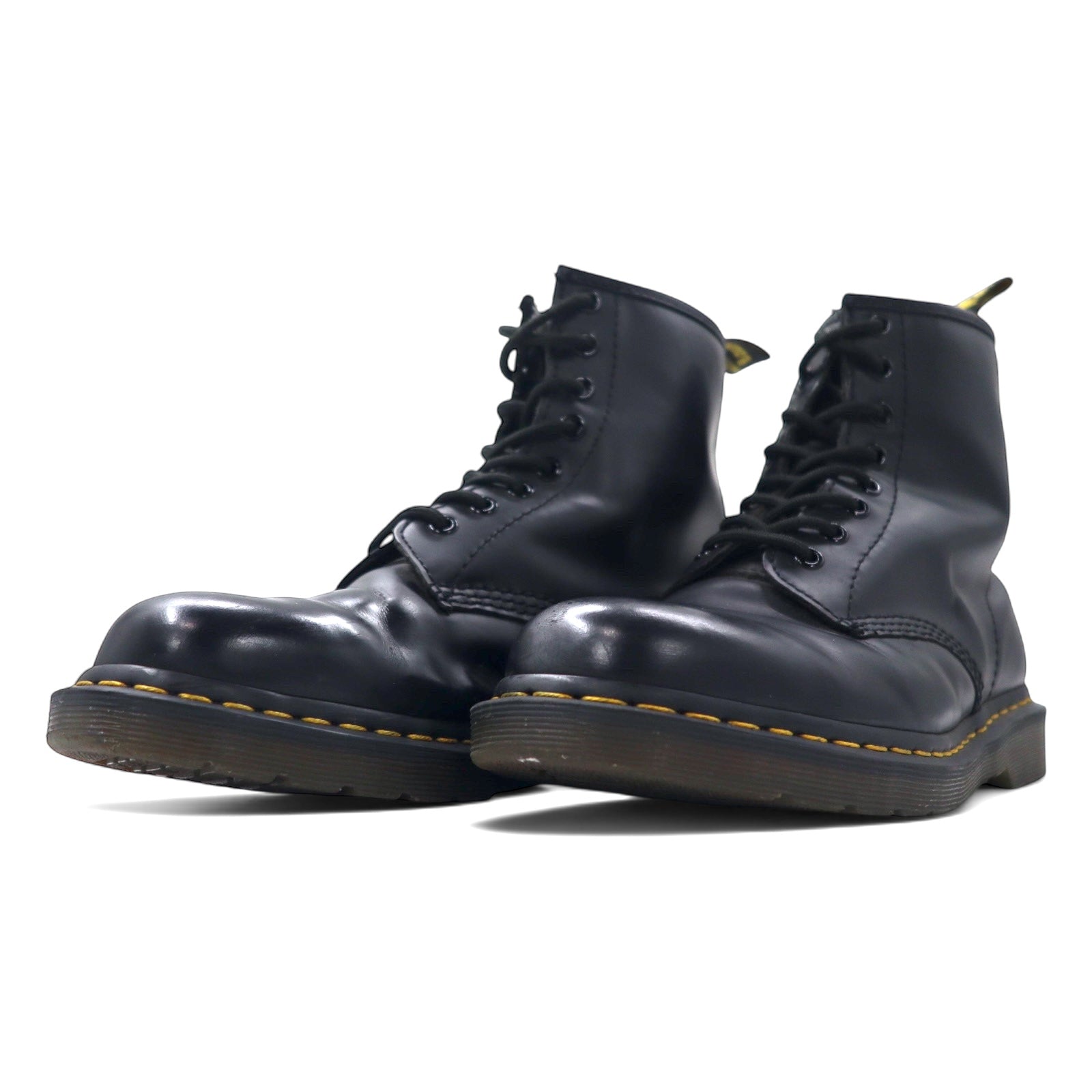 Dr. Martens Stivali stringati a 8 occhielli 26cm pelle nera