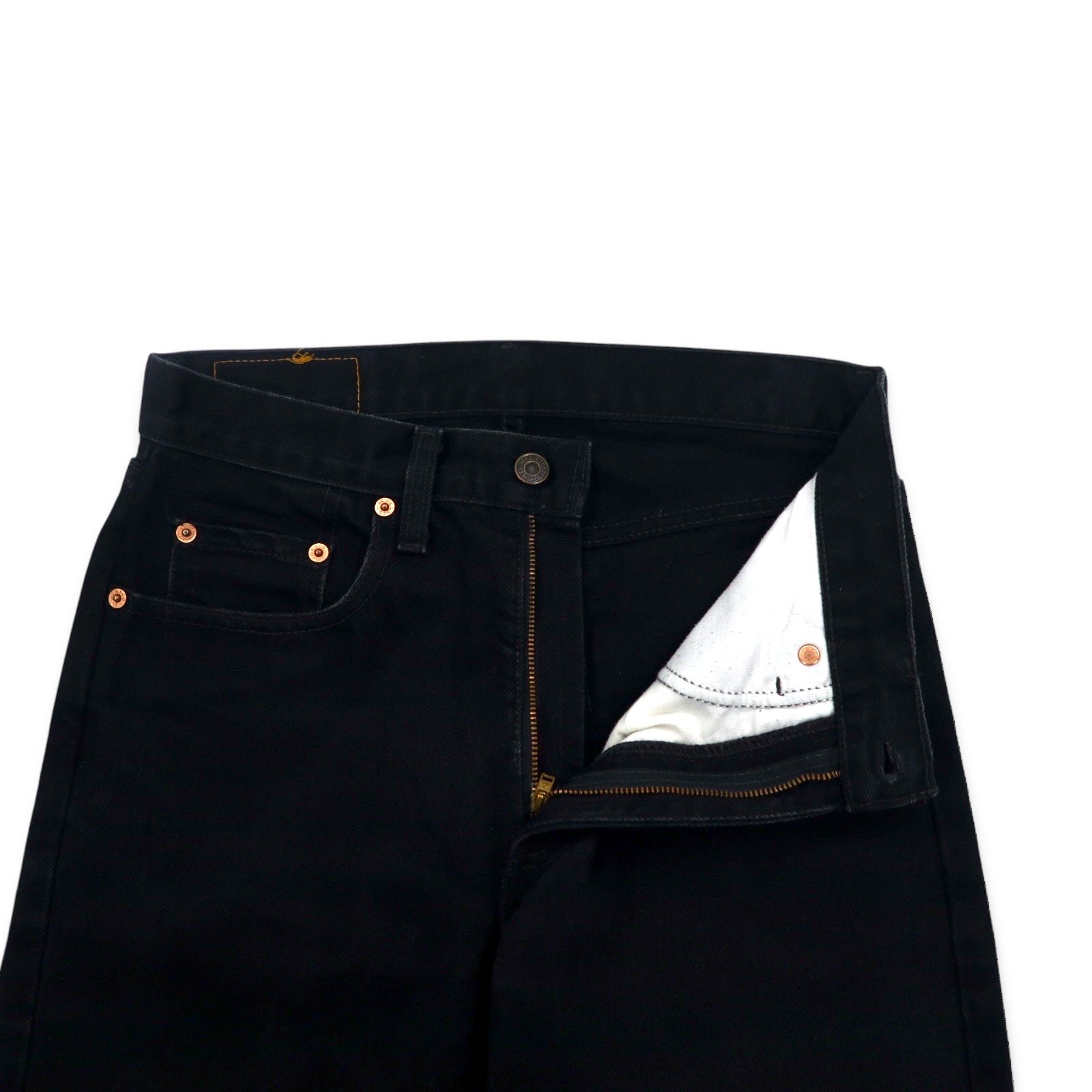 Levi's Euro Levis 615 Black Jeans M Chiusura a cerniera 615-0285