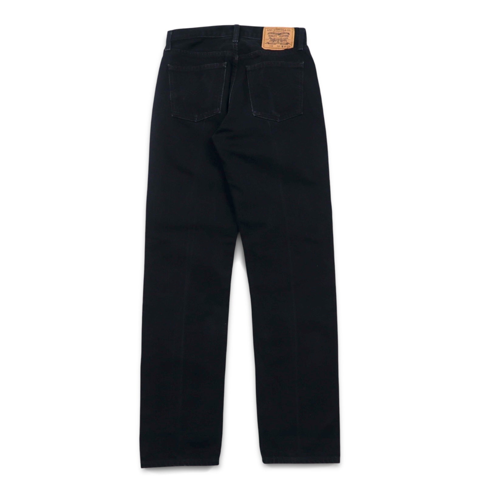 Levi's Euro Levis 615 Black Jeans M Chiusura a cerniera 615-0285