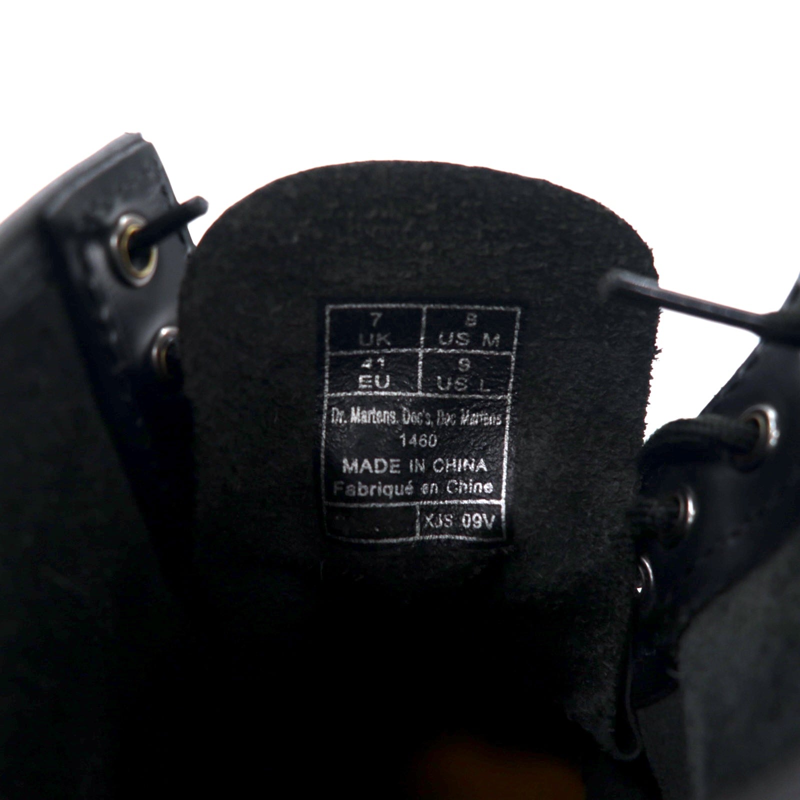 Dr. Martens Stivali stringati a 8 occhielli 26cm pelle nera