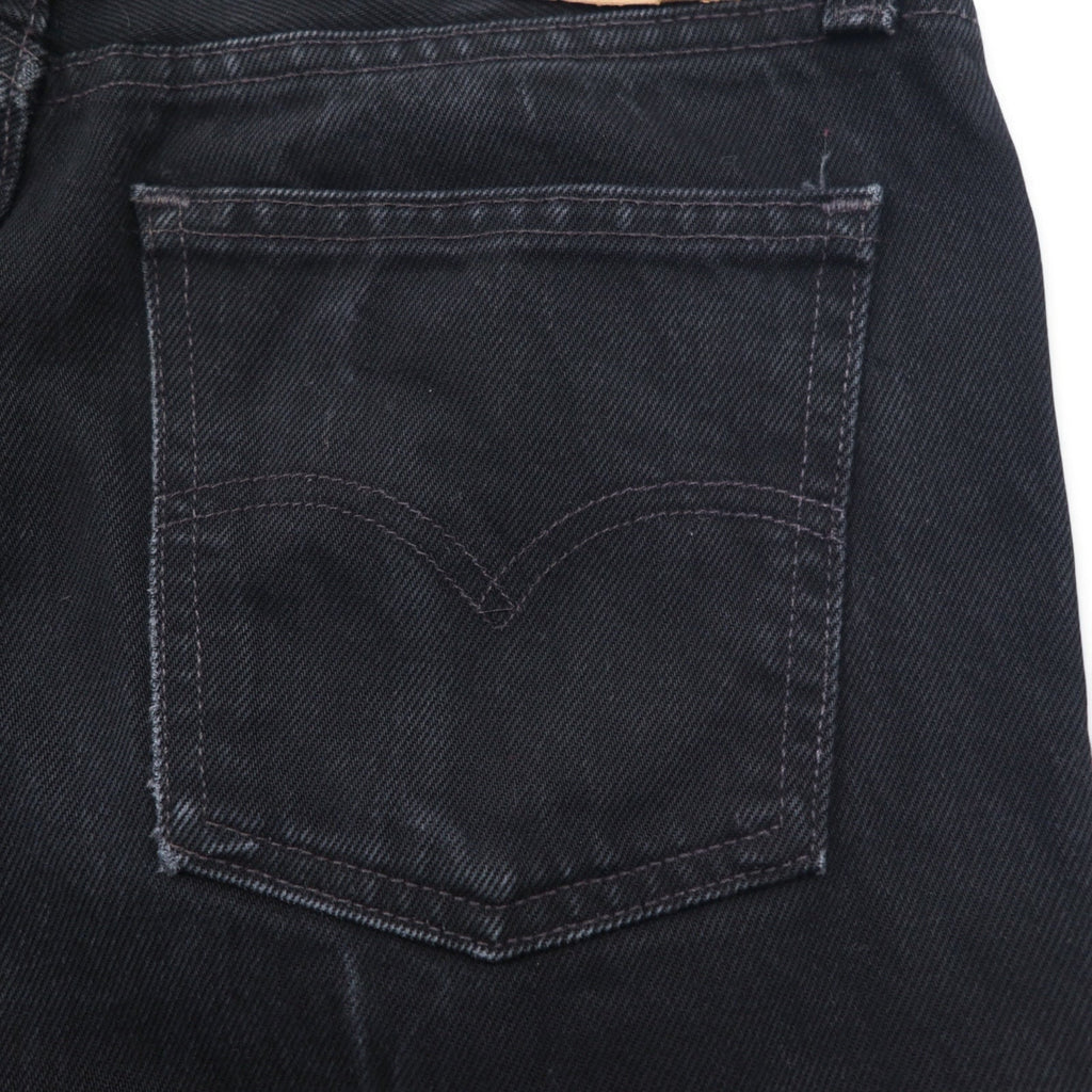 Levi's Euro Levis 615 Black Jeans M Chiusura a cerniera 615-0285