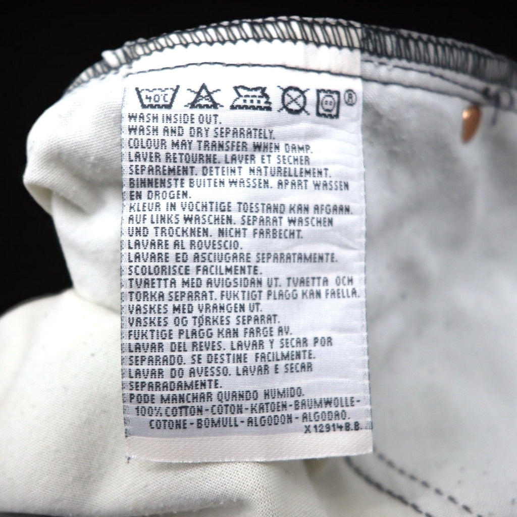 Levi's Euro Levis 615 Black Jeans M Chiusura a cerniera 615-0285