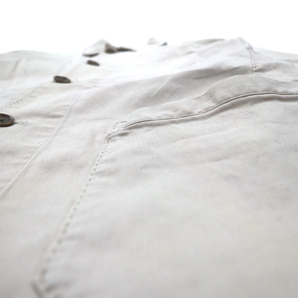 CHAPS RALPH LAUREN anni '90 Salopette in twill di cotone M Beige Elasticizzato