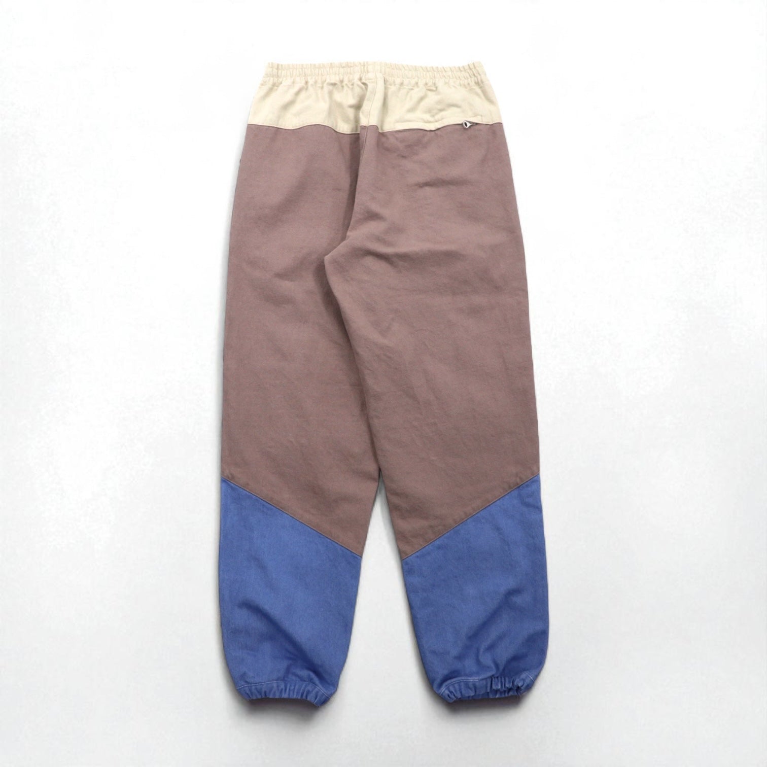SEVEN BY SEVEN Patchwork Denim Easy Pants S Crazy Pattern 800-4240064