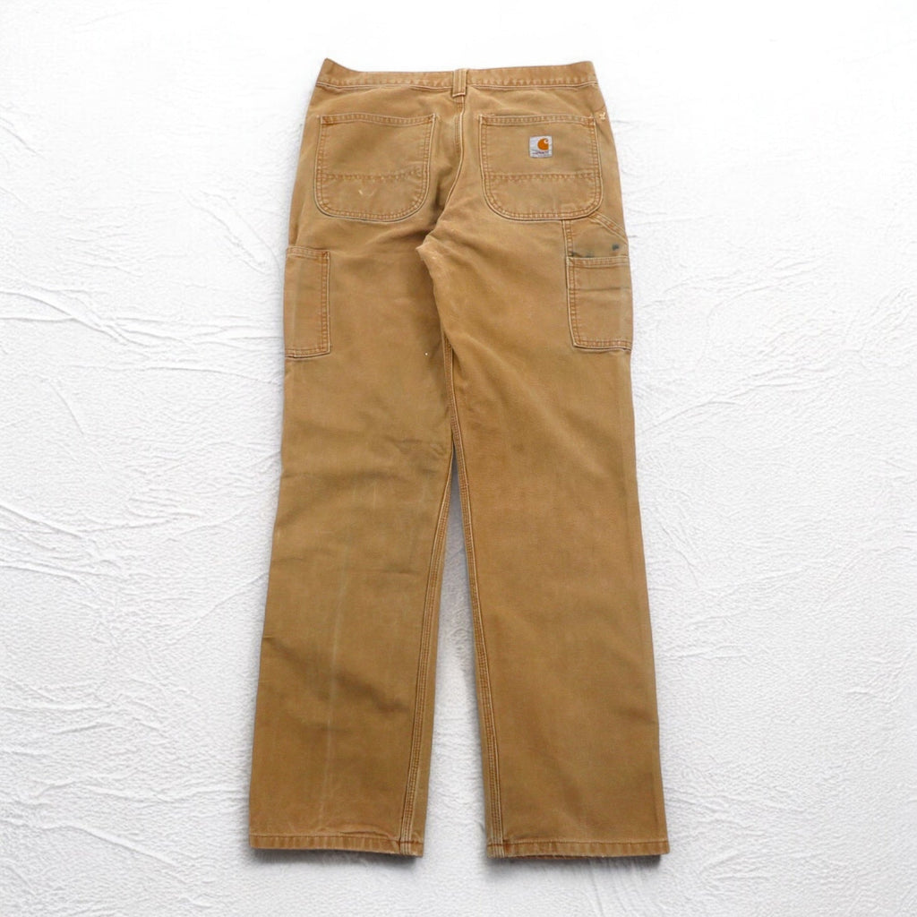 carhartt ダック ワークパンツ M ベージュ コットン ニカラグア製
