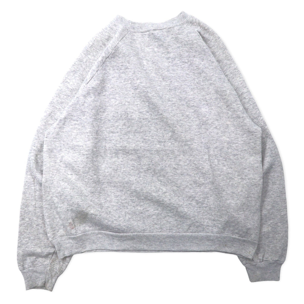 Hanes USA Made Anni '90 ACTIVEWEAR Felpa con stampa football XL Grigio Cotone IRON WOOD EAGLES