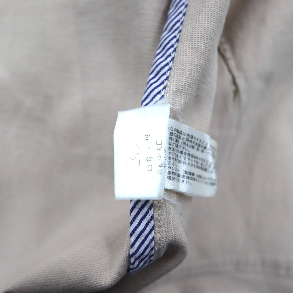 CHAPS RALPH LAUREN anni '90 Salopette in twill di cotone M Beige Elasticizzato