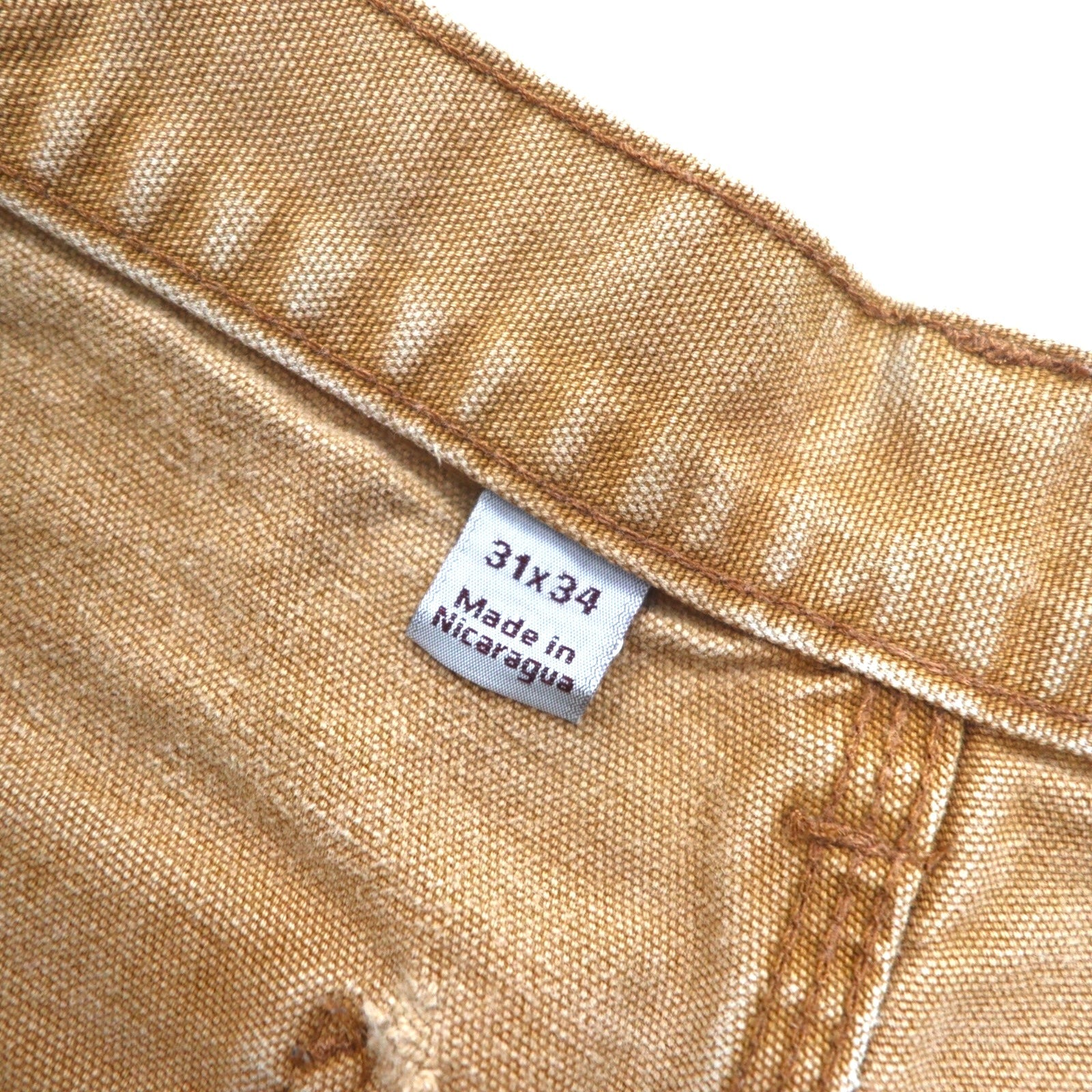 Carhartt pantaloni da lavoro in tela M beige cotone Nicaragua