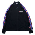 Champion Action Style Giacca con zip in rete Track Jacket M Nero Poliestere Logo in nastro ACTION STYLE MESH FULL ZIP JACKET C3-P603