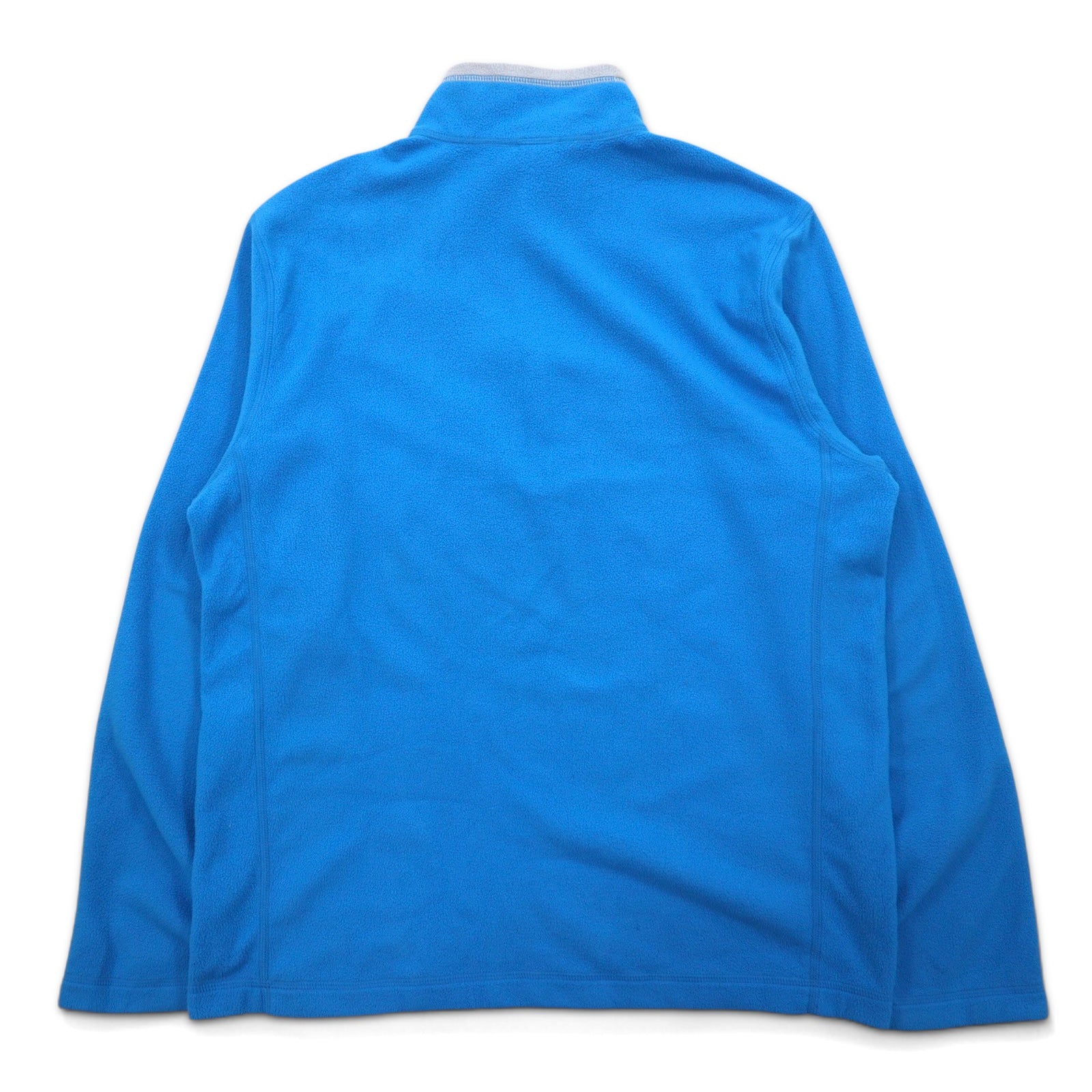 THE NORTH FACE Giacca in pile a mezza zip, taglia M, blu, poliestere, logo ricamato, taglia internazionale