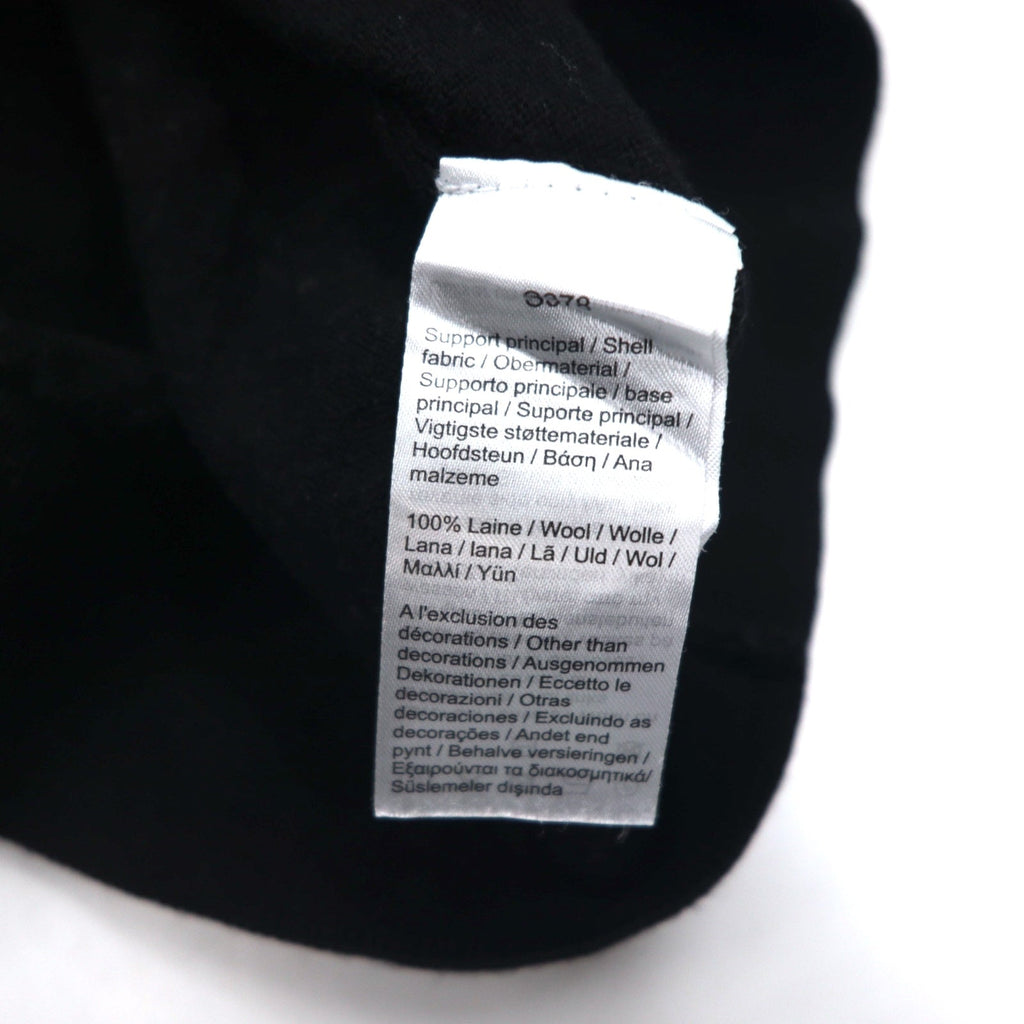 LACOSTE Maglione Collo Alto in Lana Merino XL Nero Pura Lana Logo Ricamato REGULAR FIT AH1959-00