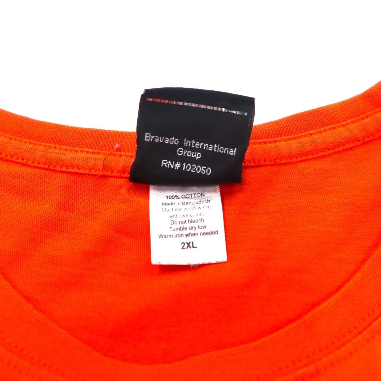 T-shirt HARLEY DAVIDSON con logo stampato, taschino, 2XL, arancione, cotone, FORT WAYNE, INDIANA, taglia grande